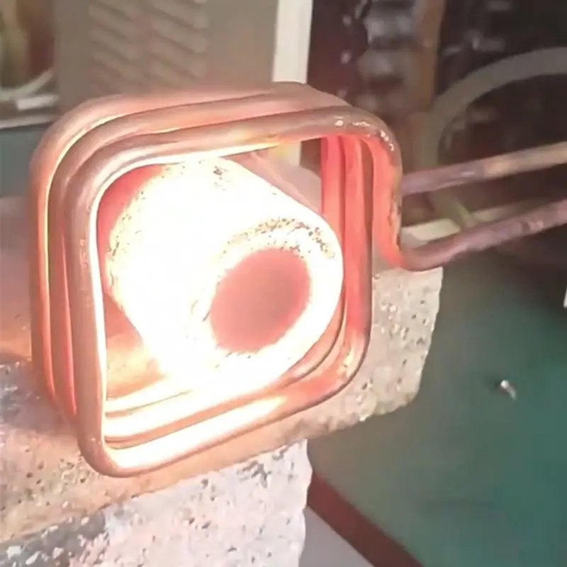 Professional Square And Rectangle Copper Induction Heating Coil for Welding Brazing-Surface Heating Metalworking Induction Head