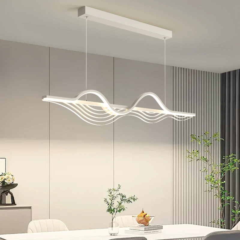 Esszimmer Decke Dekor Matcha Grün Hängelampen Moderne Home Beleuchtung Geräte Minimalismus LED Fernbedienung Dimmen Pendelleuchte