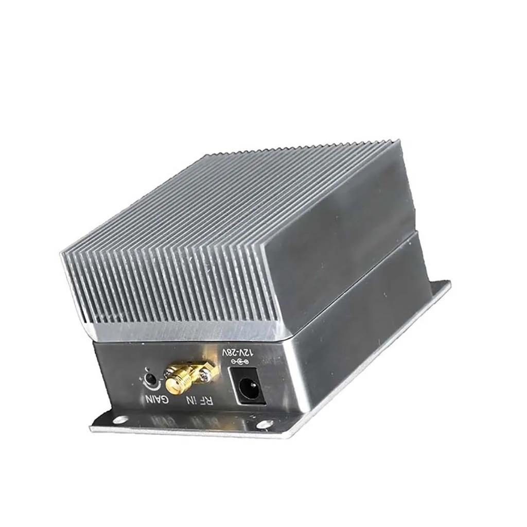 XQ-10W Ultra-wideband Automatic Power Control RF Amplifier 380-520MHz One-way Signal Amplifier for Sub-1GHz Band