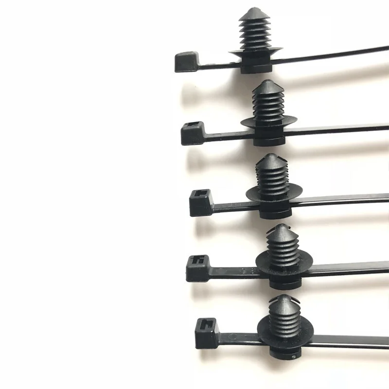 

Universal Self-Locking Nylon Cable Ties Car Hose Fastening Zip Car Nylon Tie Wrap Cable Fixed Fastener Clip Strap Auto Accessory