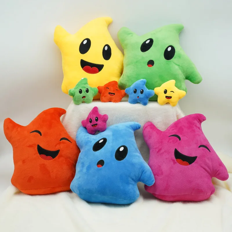 

New Anime Star Spirit Pendant Doll Toy 8.5/25CM Cartoon Cute Soft Star Hug Pillow Dolls Keychain Plush Toy For Kid Gifts