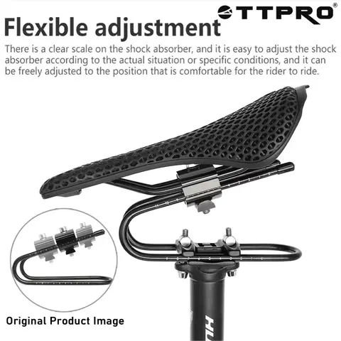 MTB Bicycle Saddle Suspension Device Alloy Spring Steel Shock Absorber Shock Mount Comfort Cycling Parts for Mountain Road Bike