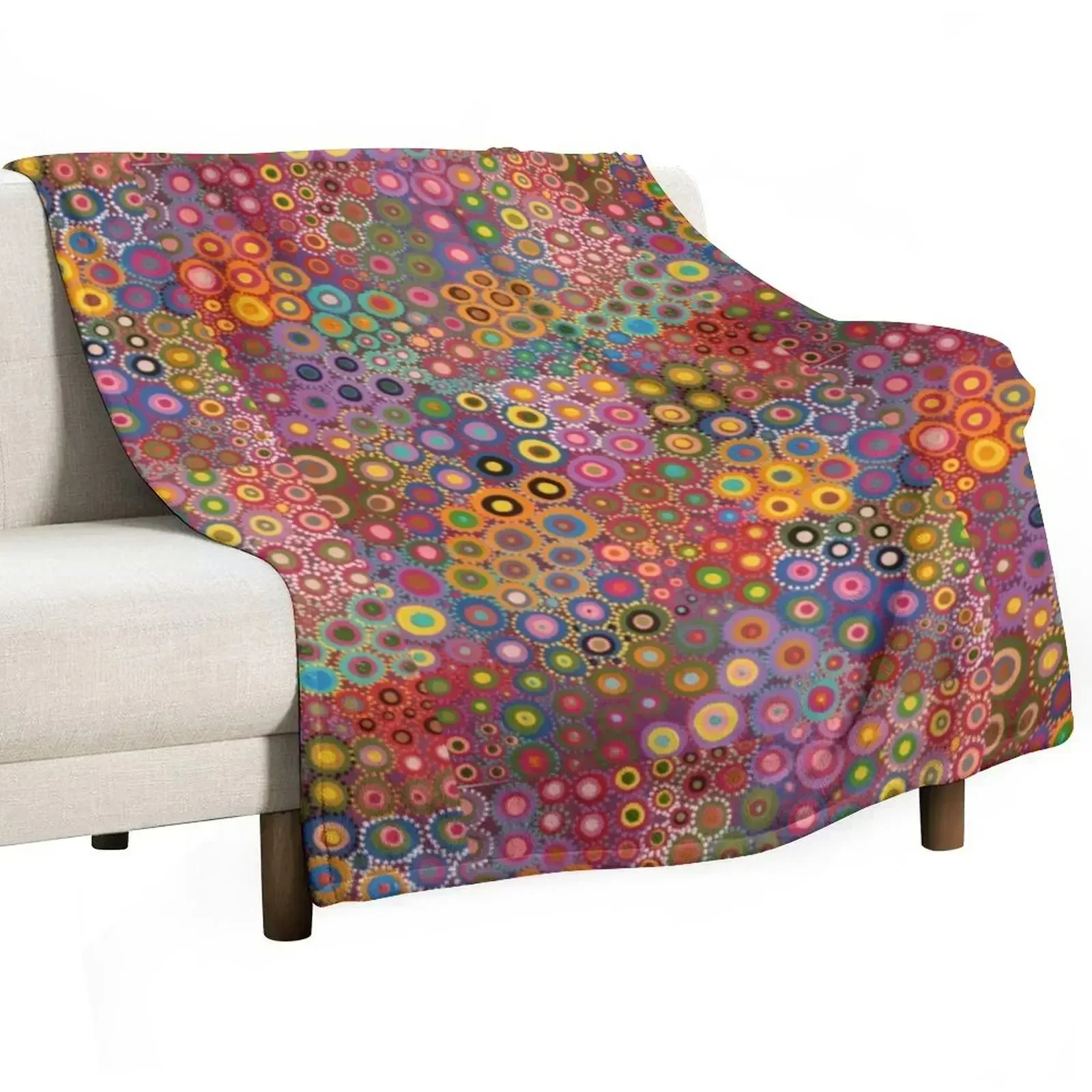 

Desert Wildflowers Throw Blanket Soft Cozy Blanket for Pet Kids Adults