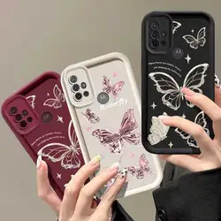 G20 Star Butterfly Sky Eye Ladder Phone Case For Motorola Moto G20 Cover