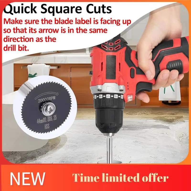 

ABHU Inside Pipe Cutter For PVC Pipe 1/4 Inch Hex Shank Impact Connect Inside PVC Pipe Cutter Cutter Tool Set For Drill