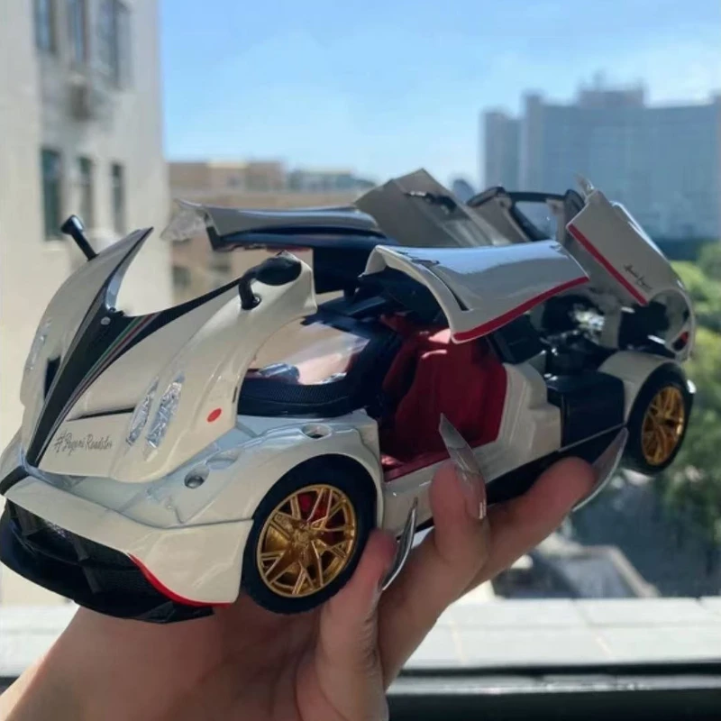 1:24 Pagani Huayra Dragon Sports Car Alloy Model Car Modified Diecast Toy Car Simulation Toys for   Favorite Festival