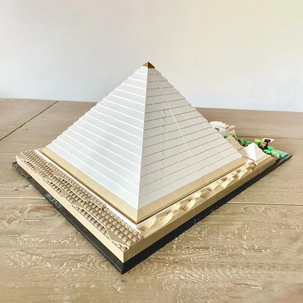 1476pcs Architecture The Great Pyramid of Giza Sphinx Statues Temples 6111 Building Blocks Toys Compatible With Model