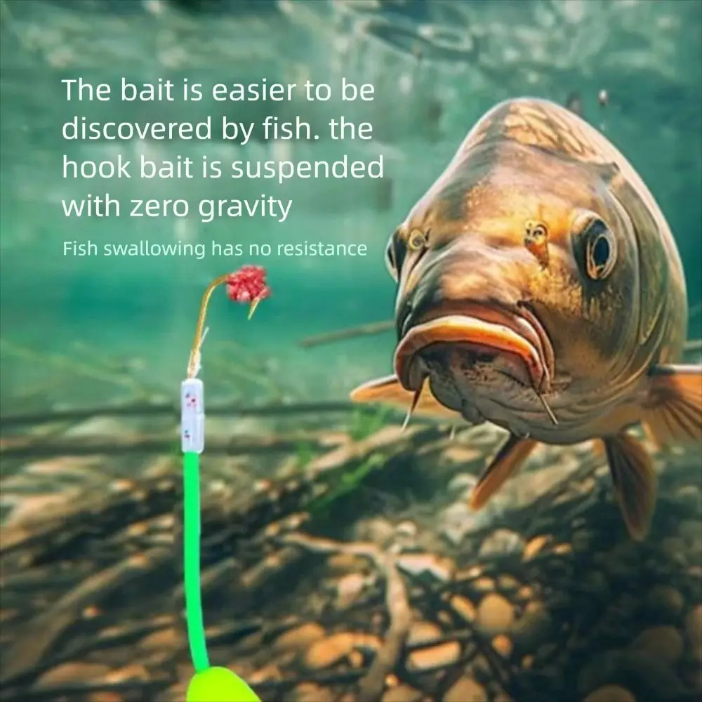 Aparejos de pesca para el cabello carpa con anzuelos anti enredos
