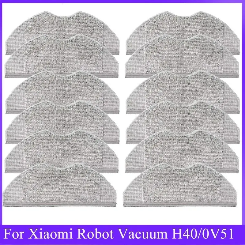 Paños de Repuesto para Robot Aspirador Xiaomi S40 OV81 S40C E101 H40 OV51, 2/4/5/6/8/10/15/20 Piezas, Almohadillas Lavables