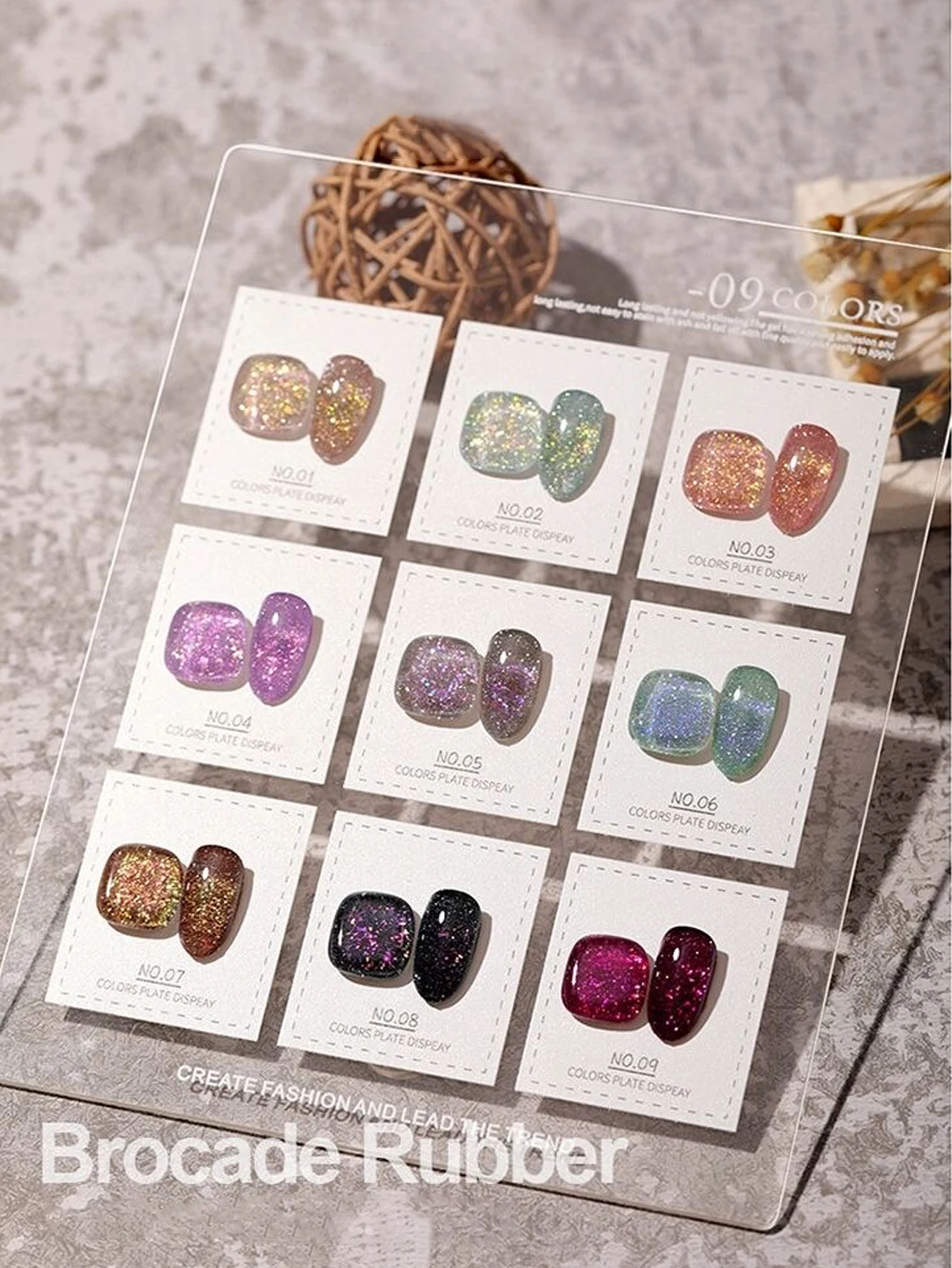 1-9개 15ml 가을 및 겨울 네일 브로케이드 다이아몬드 젤 네일 폴리시 UV LED 경화 휴일 여성 선물 네일 아트 일상 용품