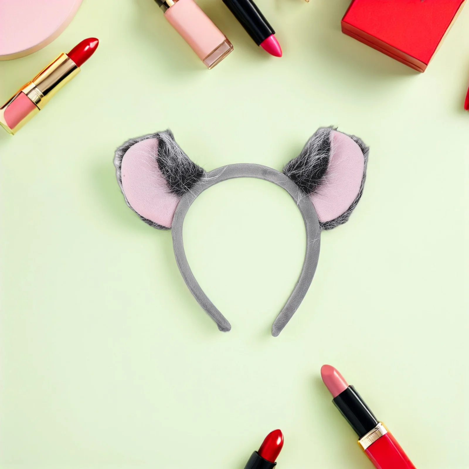 مجموعة واحدة من أزياء الأذن والذيل على شكل حيوان، تصميم كوالا لطيف لحفلات الهالوين وأعياد الميلاد وحفلات التنكرية #4