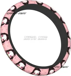 Demon Killer Anime Steering Wheel Cover Neoprene Steering Wheel Covers Universal 15 inch Car Accessories Black One Size