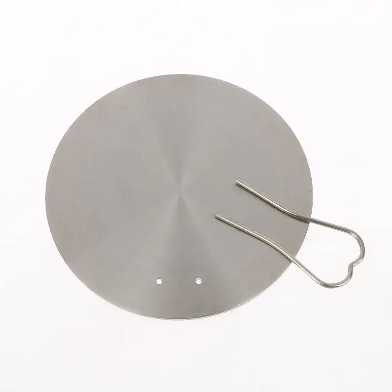 Kitchen Heat Diffuser Plate Anti Scald Handle Stainless Steel Induction Plate Electric Cooker Diffuser Adapter Converter