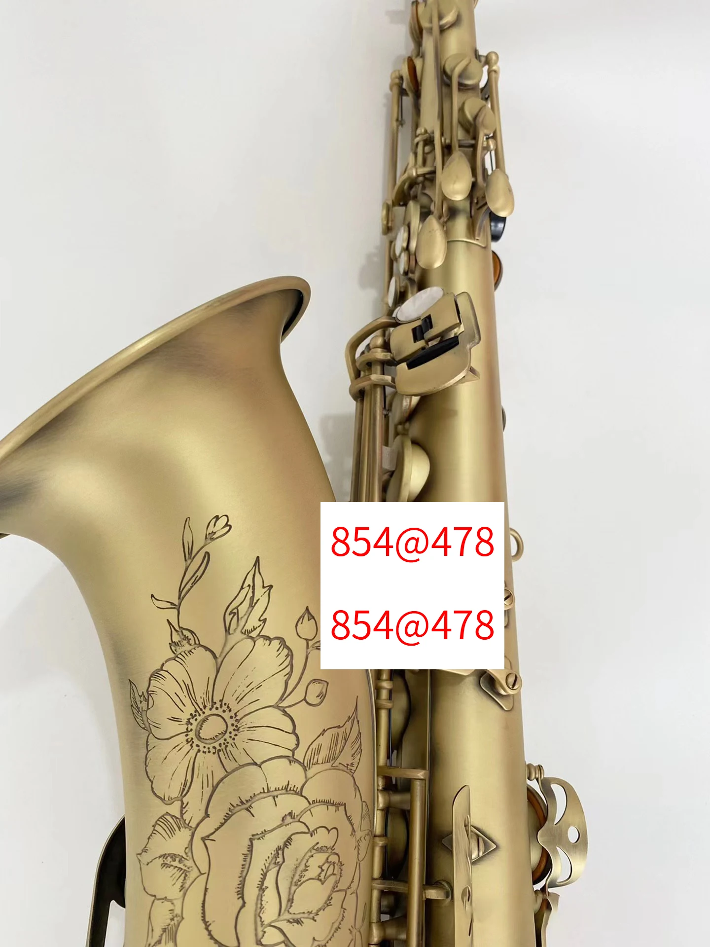 B-flat professional Tenor saxophone European matte craft engraving classic pattern professional-grade tone jazz instrument