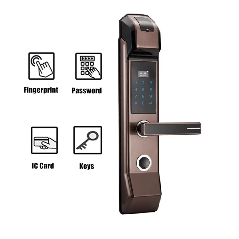 Fingerprint Lock Anti-theft Intelligent Fingerprint Door Lock Biometric Electric Locker For Home Security Access Control