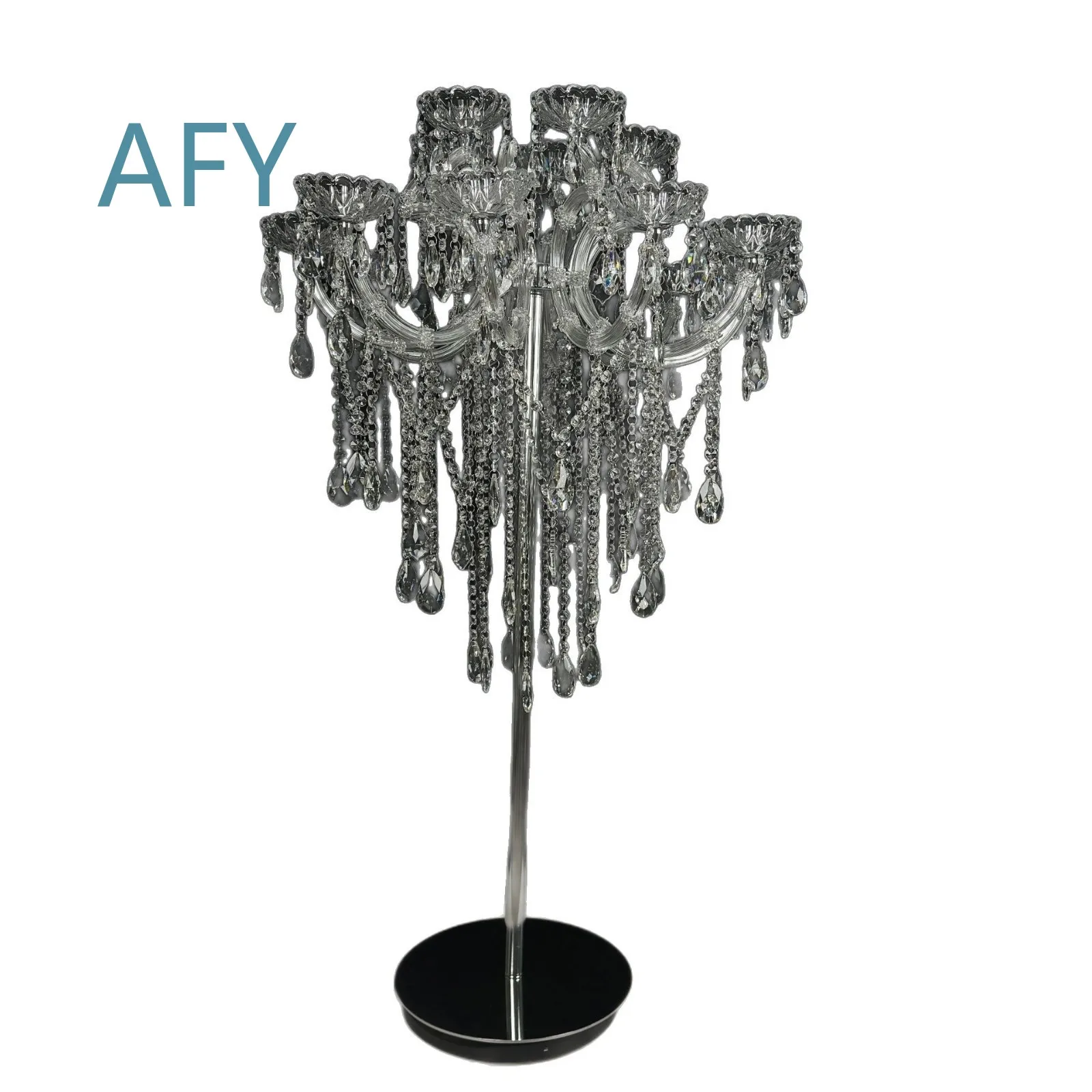 15 Head Metal Gold Candle Holder for Hotel Table Decoration for Wedding Home Party Centerpiece Decorative Candelabra