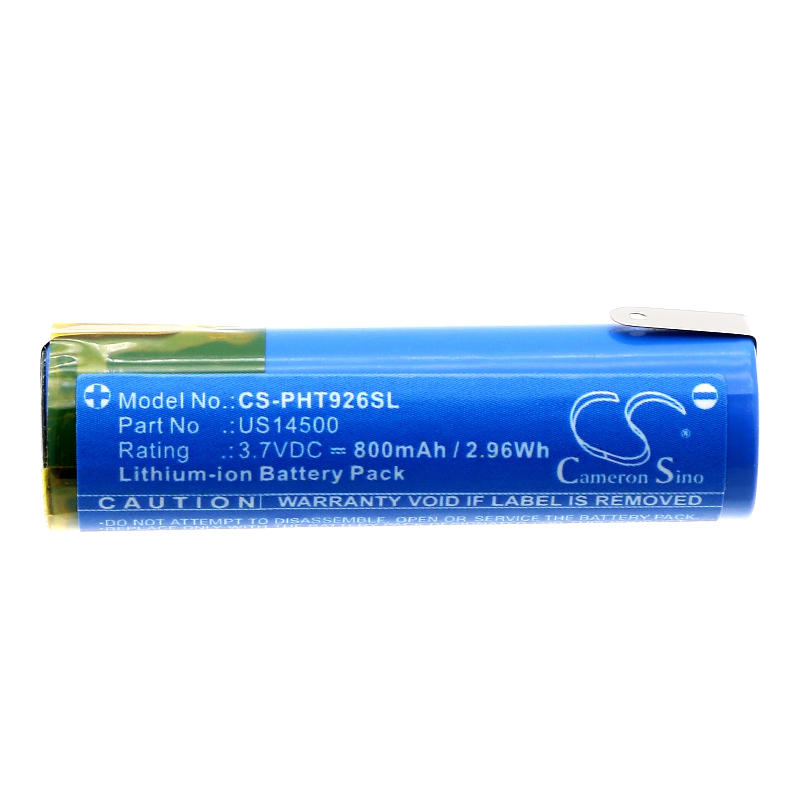 CS Replacement Battery For Philips AT750  AT751  AT752  AT753  AT754  AT757 US14500  800mAh / 2.96Wh