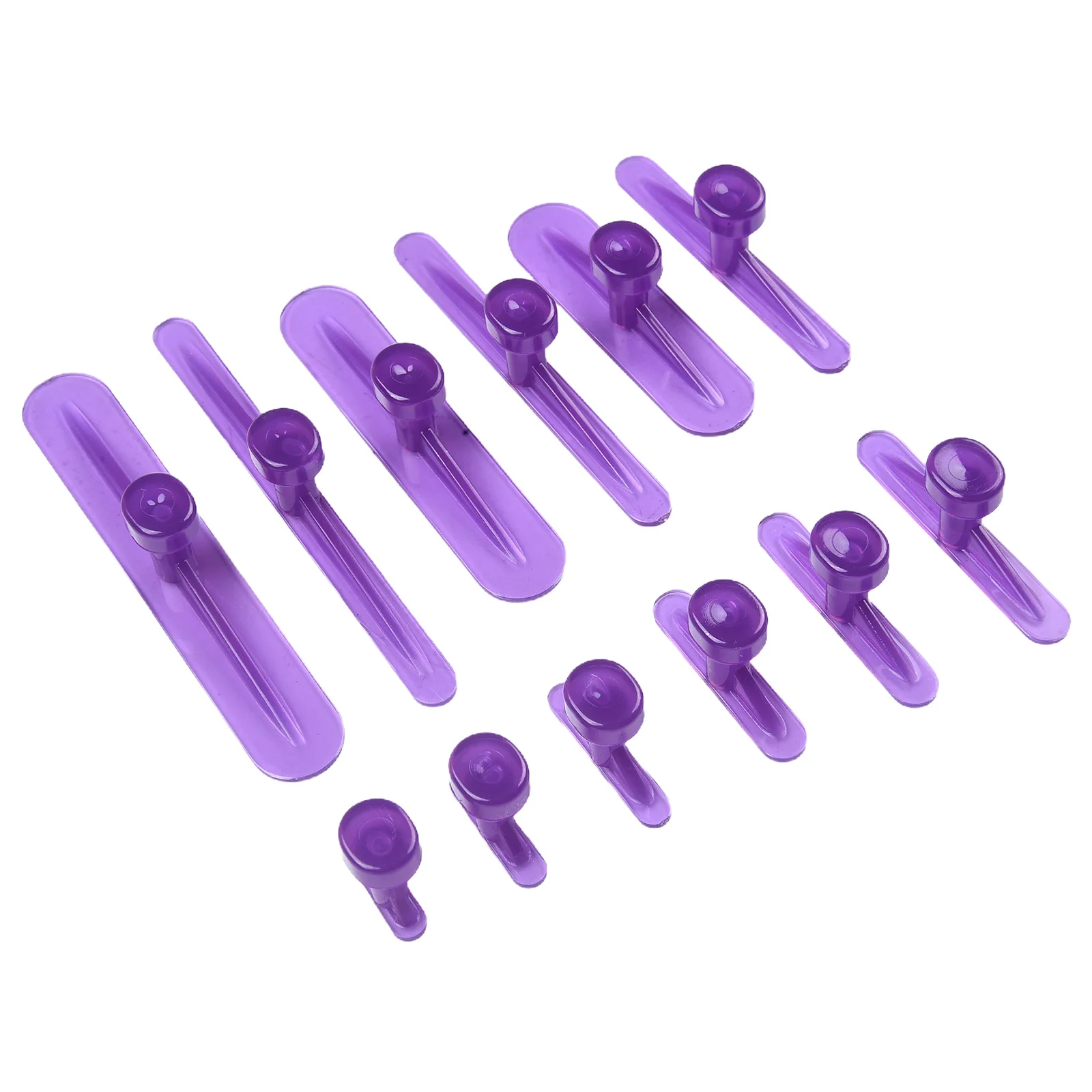 6 Paar Auto leim laschen Dellen entfernungs werkzeuge für eine effektive Dellen reparatur Karosserie kleber laschen Nylon lila Dellen entfernungs werkzeuge Autoteile