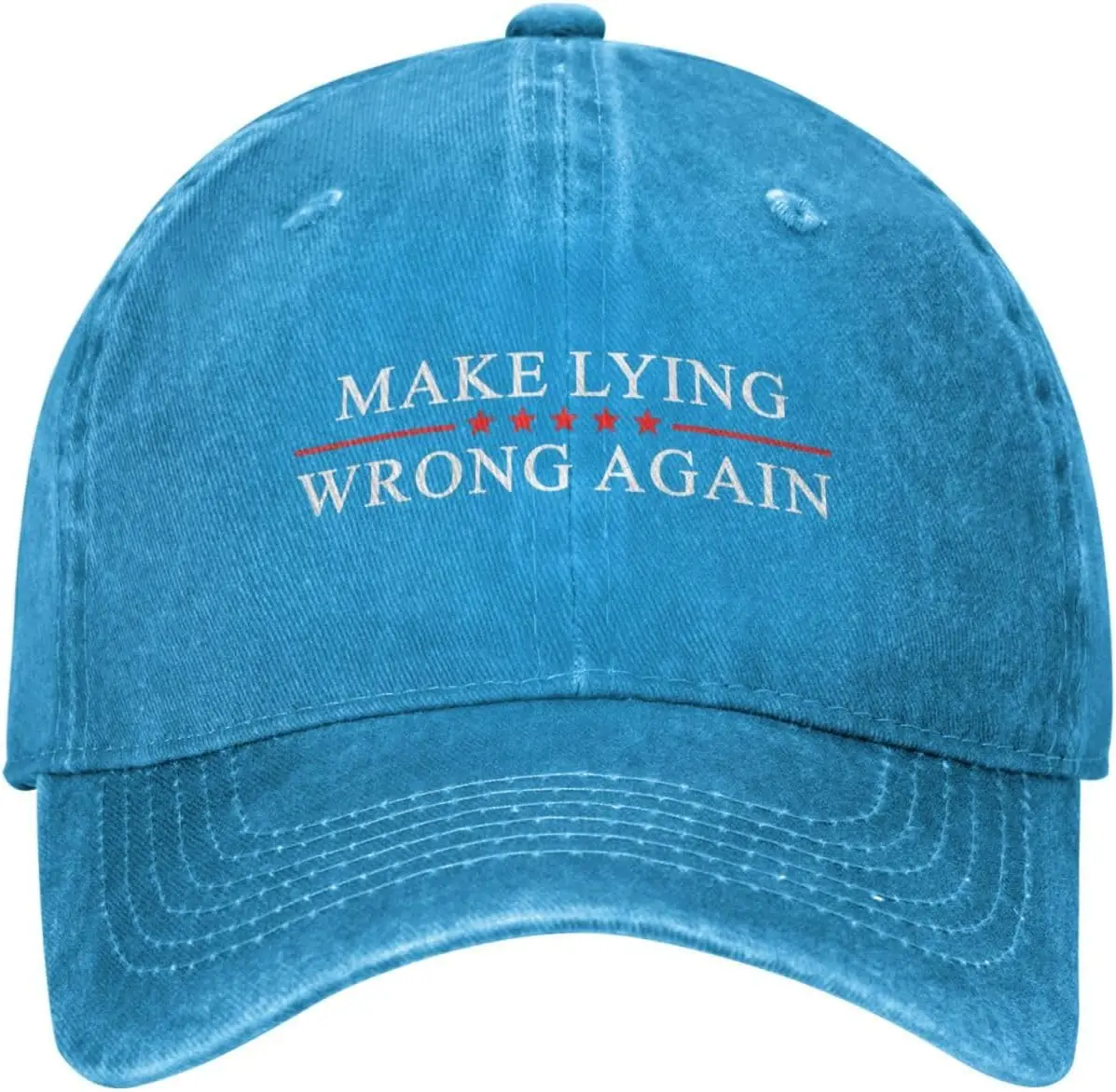 

Make Lying Wrong Again Hat for Men Dad Hats Funny Hats