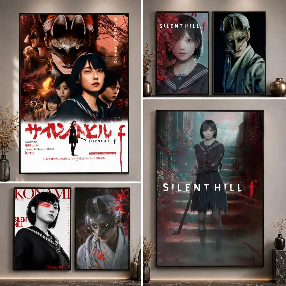 Game Silent Hill f Hinako Shimizu Poster HD PP Waterproof Eco-Friendly For Kitchen Bathroom Wall Art Bedroom Home Decor