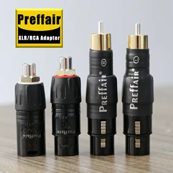 XLR 3 Pin Female/Male to RCA Male Audio Jack Adapter Plug Connector XLR to RCA Silver-Plate Plug