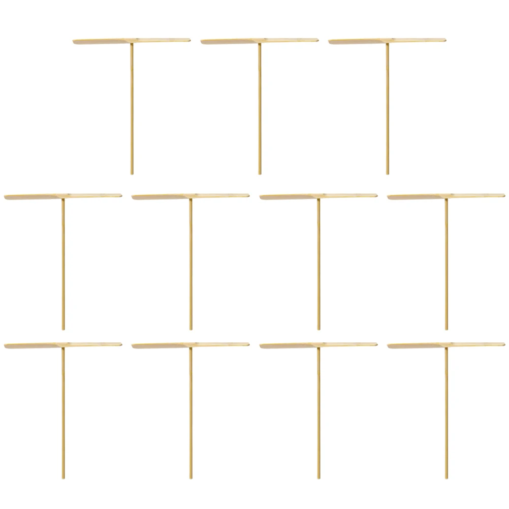 

20pcs Bamboo Dragonfly Toy Simple Kids Outdoor Flying Hand Push Portable Recreation Sports Playthings Toys
