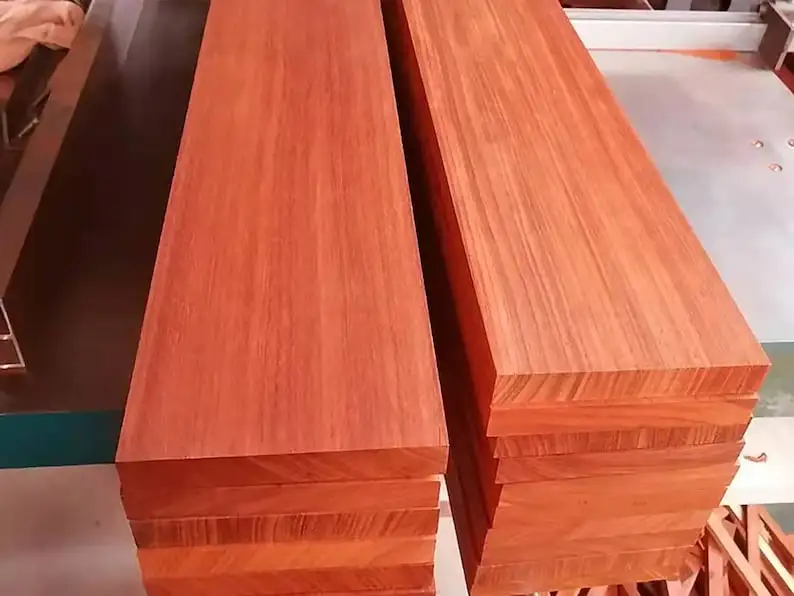 Red pear / craft wood strips / solid wood / wood / raw material/ for woodworking and crafts / laser cut / carving material