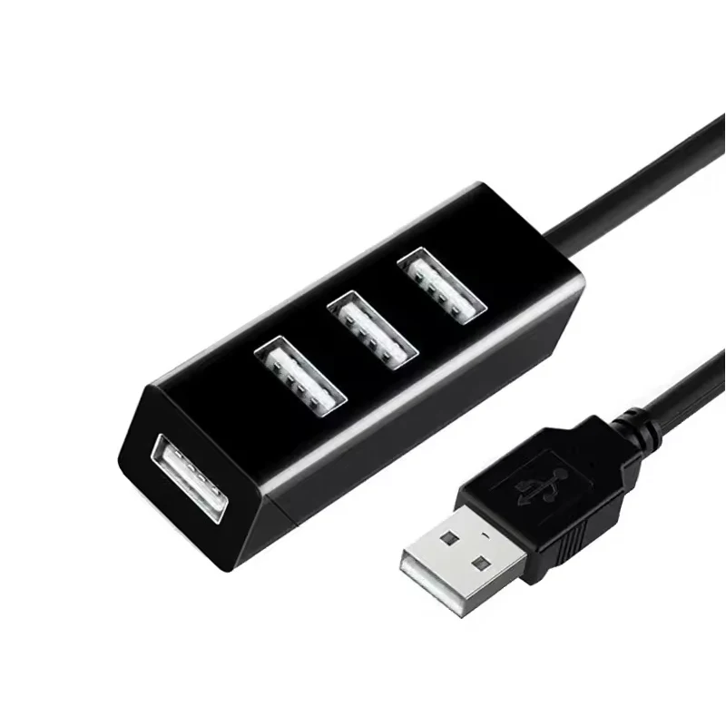 Hub USB متعدد المتوسع Hub USB Splitter محول الطاقة عالي السرعة 4 منافذ في واحد لملحقات جهاز الكمبيوتر الشخصي