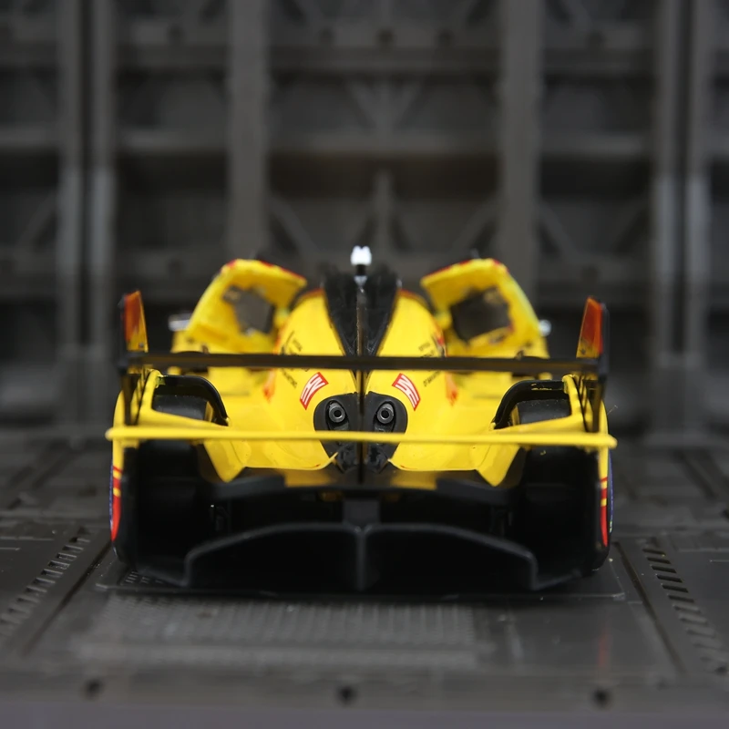 Simulação Bburago 1:24 Ferrari 499P #   Ornamento de modelo de carro em liga 83, porta pode ser aberta detalhes ricos, acabamento fino