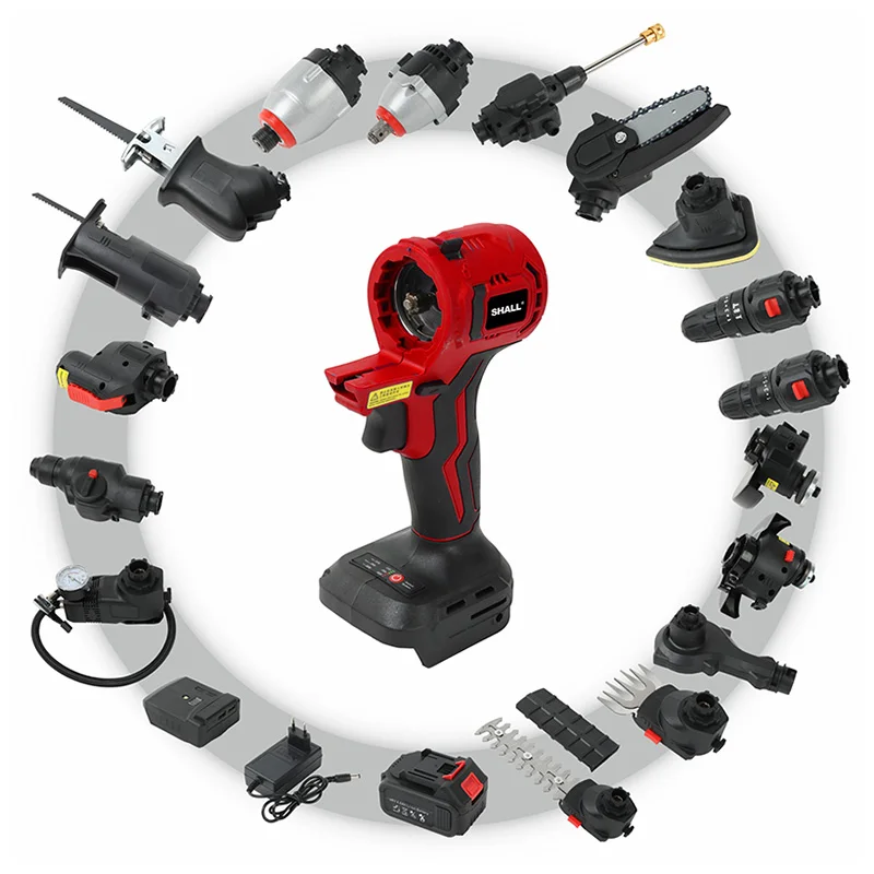 18 IN 1 Impact Drill Power Tool Set All-In-One Multi-function Combo Tool Kit Cordless Electric Screwdriver Li-Ion Battery