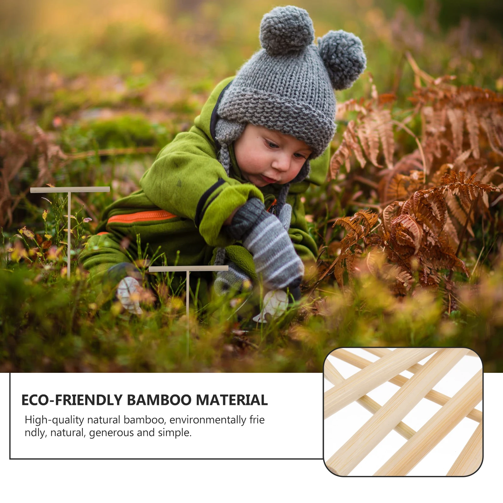 

6 Pcs Bamboo Rake Miniature Small Sports Garden Tool Sandbox Minatures Desk Decoration