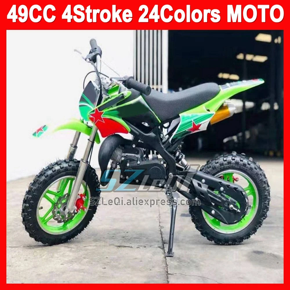 2023 49/50CC 4-Stroke ATV OFF-road Gasoline Motorcycle Racing MOTO Dirt Bike Motorbike For Outdoor Sports Race Team Racing Game