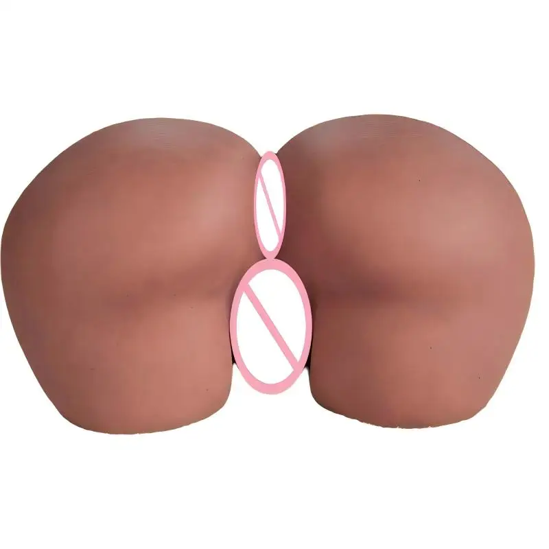 10.55KG Lifelike Anatomical Silicone Hip Torso, Dual-Channel Design, Warm Brown Realistic Skin Texture Weighted Body Toys 18+Xxx