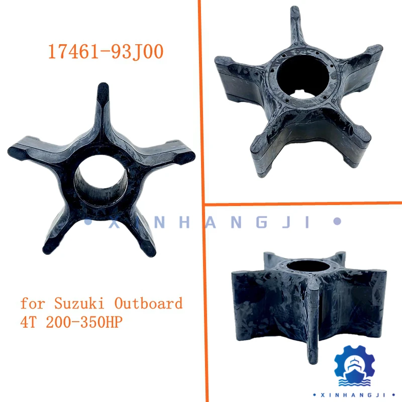 17461-93J00 IMPELLER,WATER PUMP for Suzuki Outboard 4-stroke 200/225/250/300/350HP，17461-93J01，17461-93J00-00