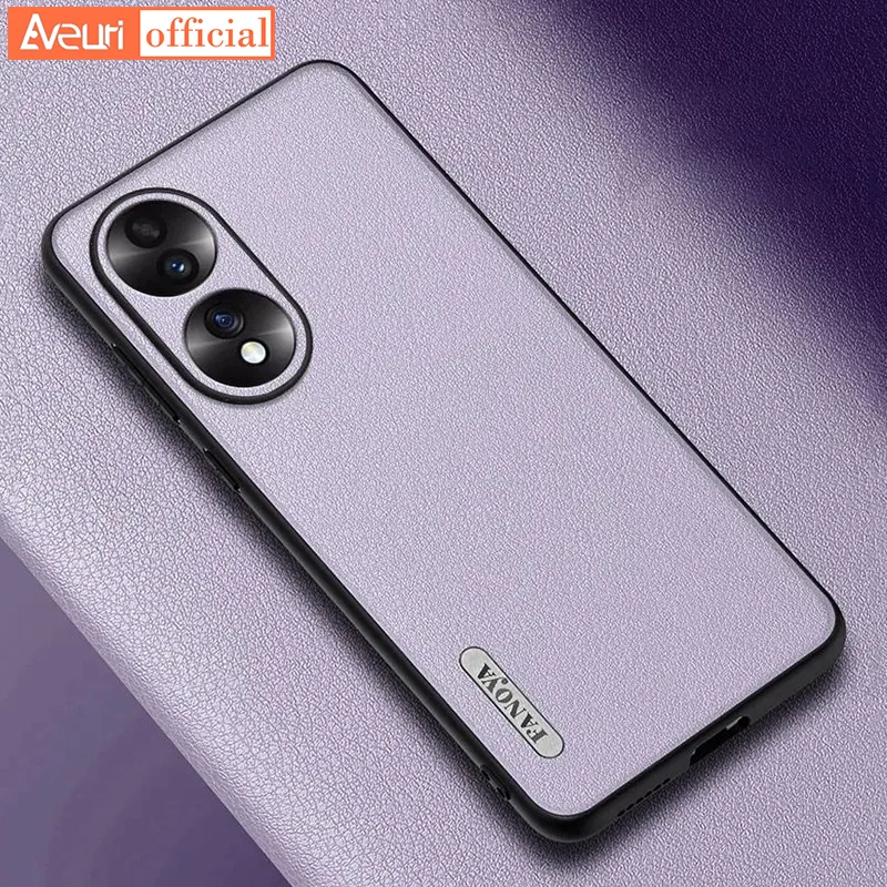 Cover For Honor 90 Lite Coque Luxury Leather Case For Honor 90 Pro Honor90 Back Matte Silicone Shockproof Protection Phone Case