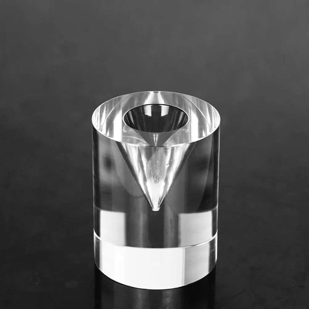 الآيس كريم مخروط حامل الاكريليك ثقب واحد رف شاشة رف التبريد للحزب السوشي اليد لفة الحلوى عرض خادم طعام المطبخ #4