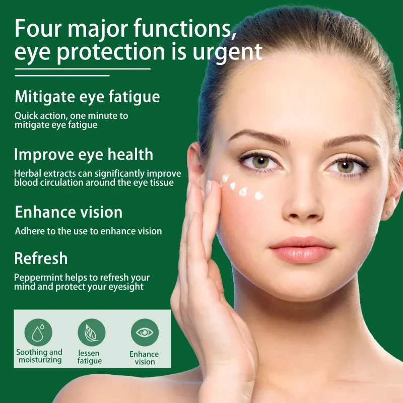 Eye Protection Ointment Relieve dizziness Red Eyes Dry Itchy Fatigue soreness Enhance Vision firming moisturizing Eye Care Cream