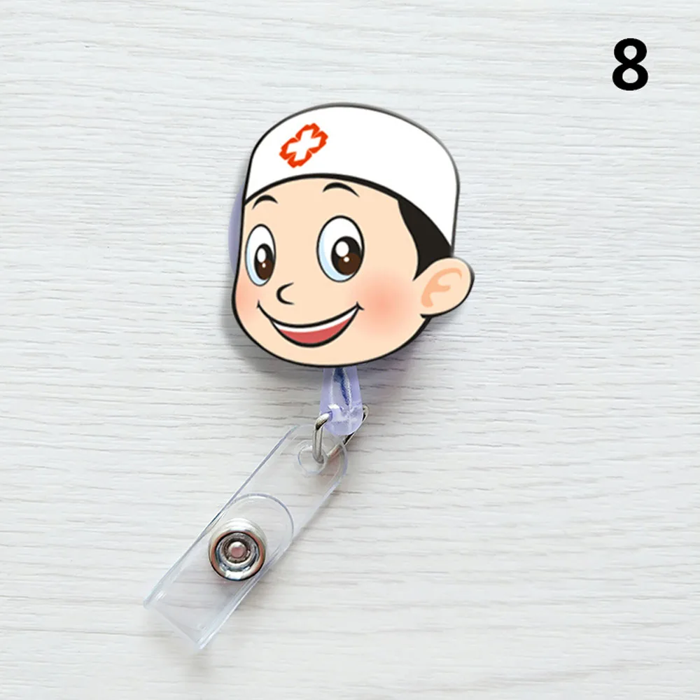 

1PC Nurse Clips Doctor Badge Reel ID Name Card Name Card Holder Card Holder Clip Office Supplies Badge Holder Clip