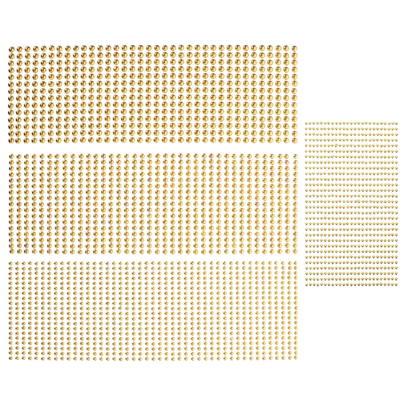 Autocollants de perles pour le visage, 4 feuilles, pierres précieuses auto-adhésives pour cosmétiques, Art du visage, sourcils, décoration d'ongles, artisanat, personnalisation de téléphone