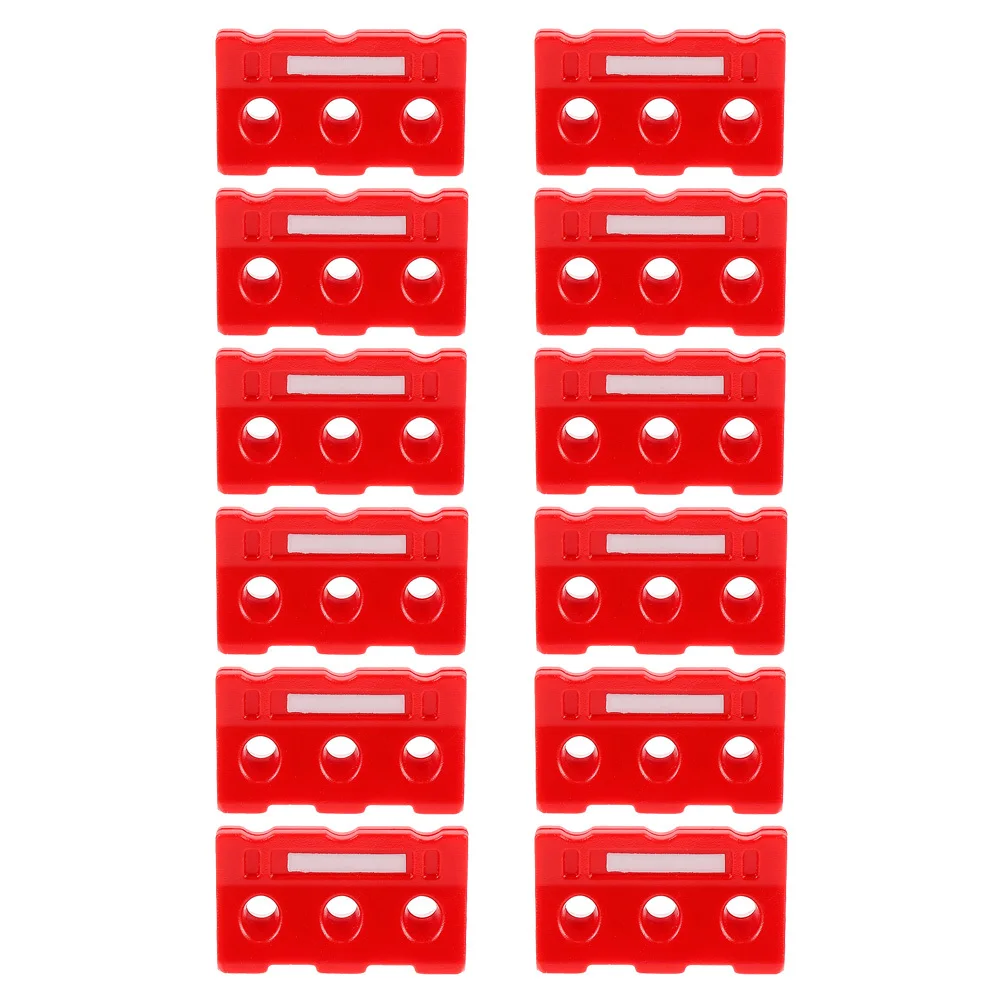 

12Pcs Traffic Road Barrier Simulation Educational Learning Cognitive Set Miniature Street Fences Scene for Kids