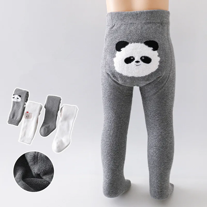 

Baby Girl Cotton Tights Winter Terry Thicken Children Pantyhose Animal Print Tights for Girls Toddler Leggings Suitable