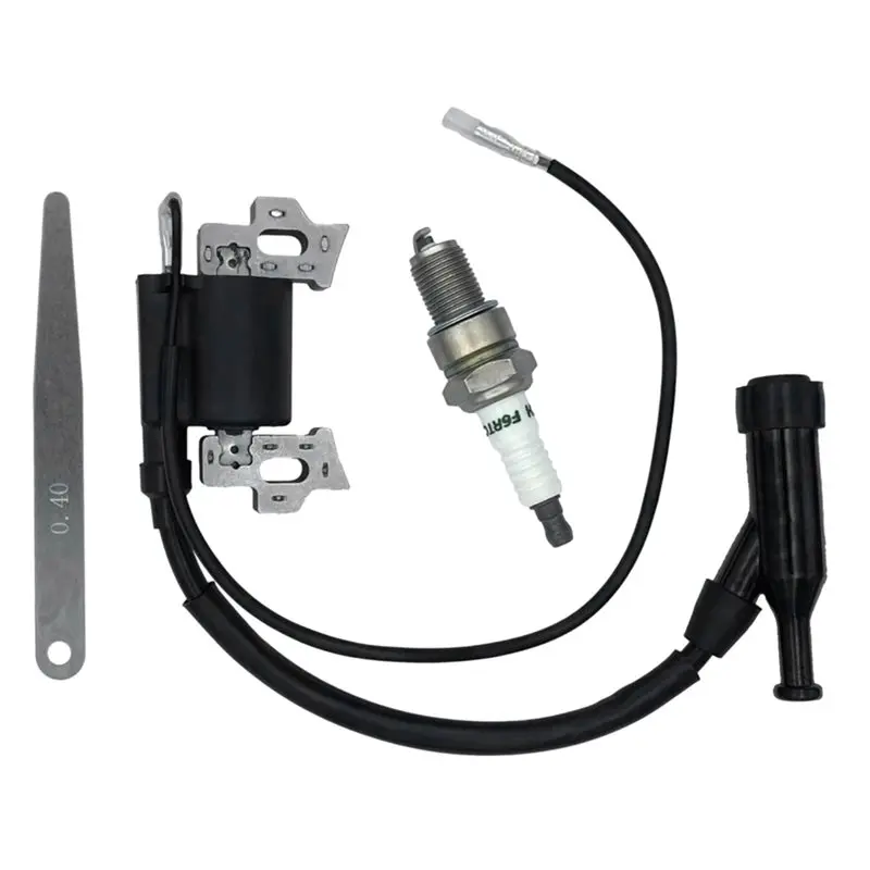 For Briggs& Stratton 590603 196Cc 208Cc Ignition Coil& Spark Plug& Air Gap Gauge Kit Replacement Parts Repair Accessories-A91R