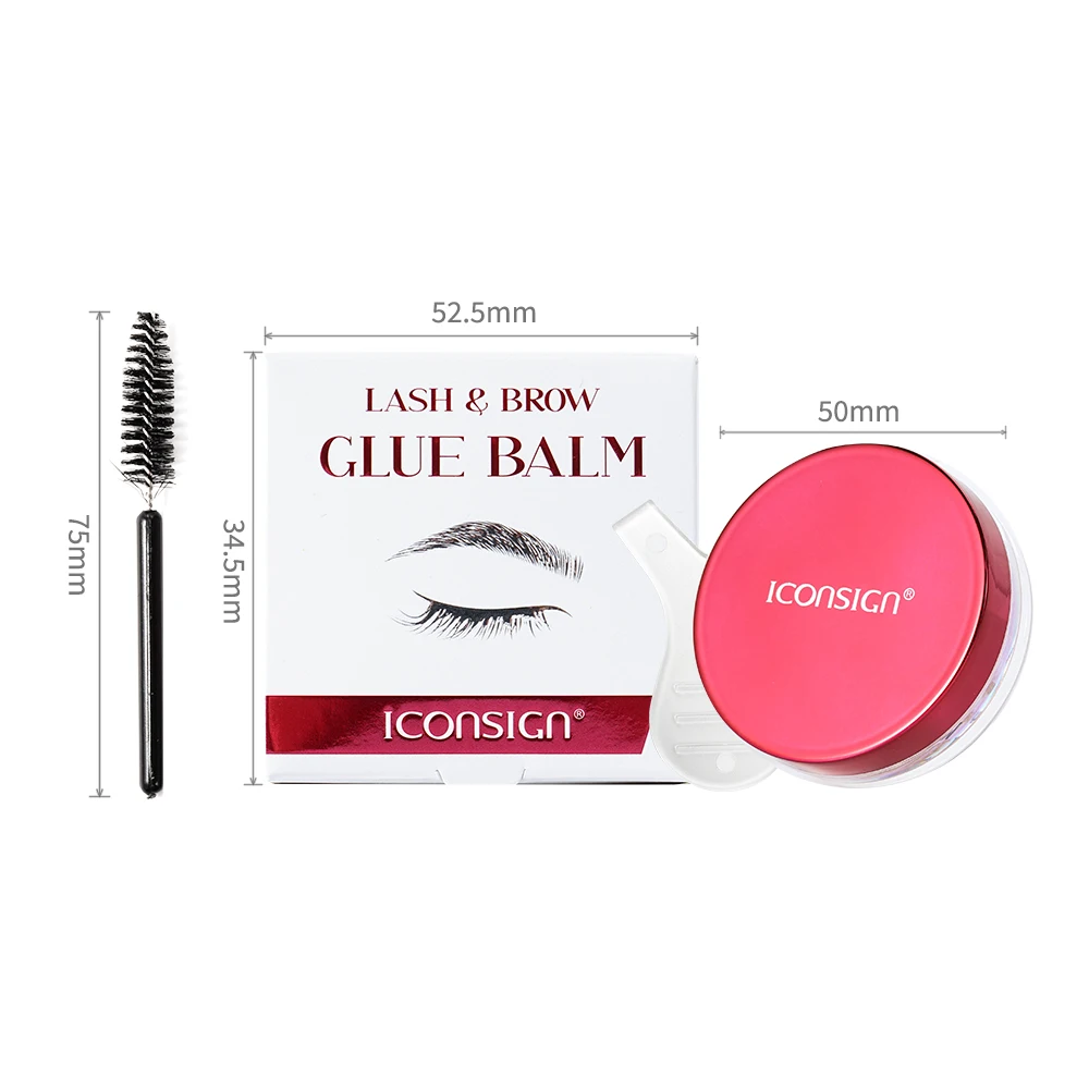 ICONSIGN Glue Balm For Lash&Brow Lifting Fast Fixing Shape Brow and Lashes Lift Waterproof Wax Plant Extra Beauty Makeup Tools