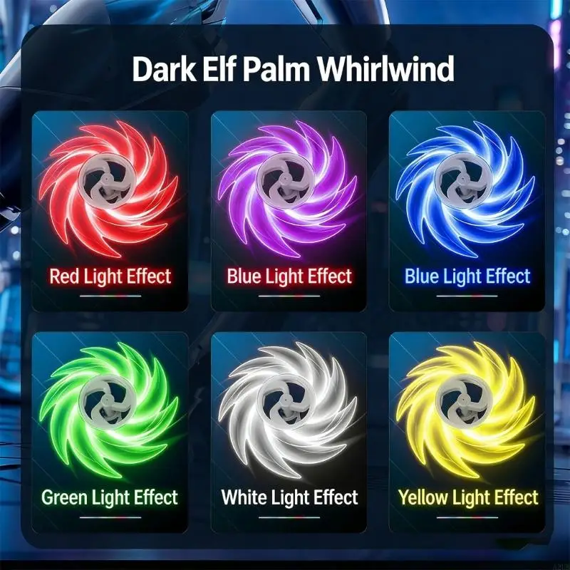 

Вращающаяся на 360 градусов светодиодная игрушка-колесо с 7 режимами перезаряжаемой батареи для вечеринок, развлечений на ночных