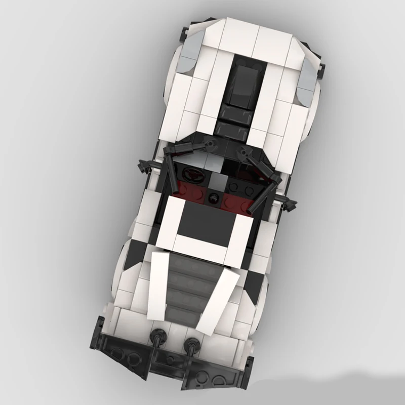 MOC-225948 Speed Champions C7 American Supercar Building Blocks Set Technical Stress-Relief Adults Miniature DIY 339PCS