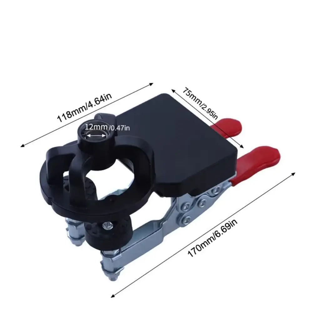 Bisagras de aleación de aluminio de 35mm, plantilla localizadora de plantilla perforadora, doble accesorio, bisagra de puerta de gabinete, guía de perforación de agujeros