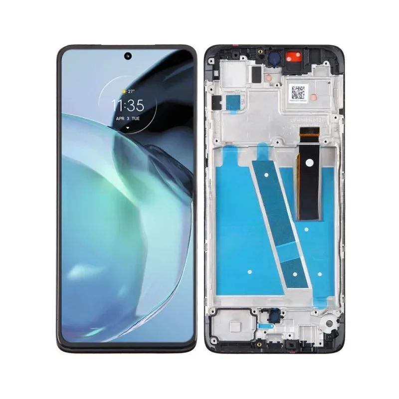 

Оригинальный ЖК-дисплей с сенсорным экраном и рамкой в сборе для Motorola Moto G72