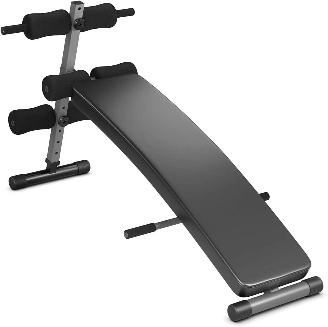 

Sit up Bench Adjustable Strength Training Bench for Full Body Utility Workout Equipment for Home Gym Foldable Slant Board BLACK