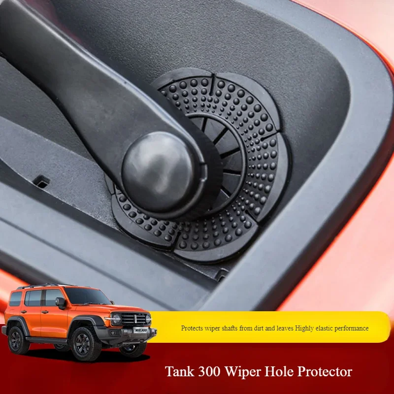 For Tank 300 wiper base protection cover TANK front wiper hole silicone dust pad modification accessories products