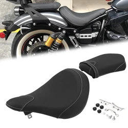 Motorcycle Front Driver Rear Passenger Leather Seat Cushion Pad Motocross For Yamaha Bolt 950 XV950 XVS 950 SPEC R/C 2013-2019
